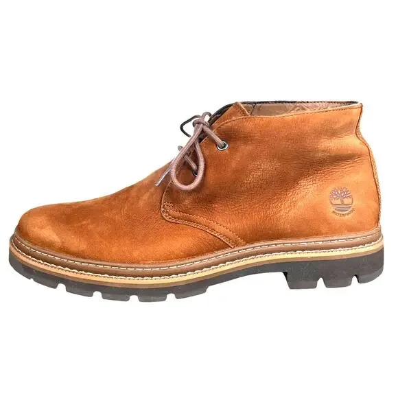 Timberland Men’s Port Union Brown Leather Chukka Boot Size US 10.5